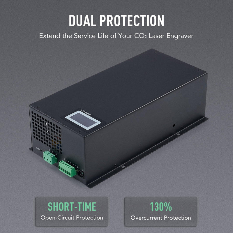 150W Power Supply with Real Time Display for CO2 Laser Engravers & Cutters