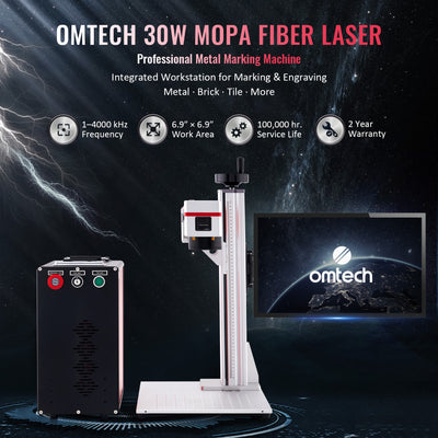 Pre-Owned MP6969-30 - 30W MOPA FIBER LASER MARKING ENGRAVING MACHINE WITH 6.9” X 6.9” WORKING AREA