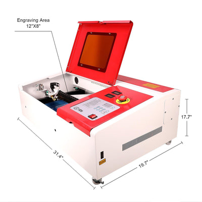 40W CO2 Laser Engraver Cutting Machine Dimensions