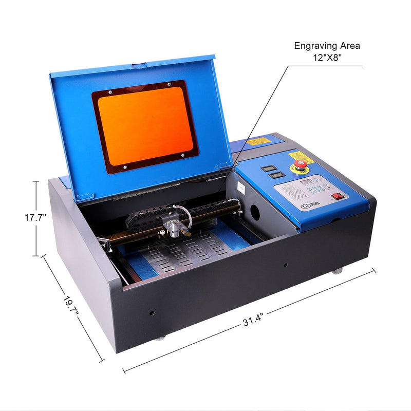 40W CO2 Laser Engraver Cutting Machine Dimensions