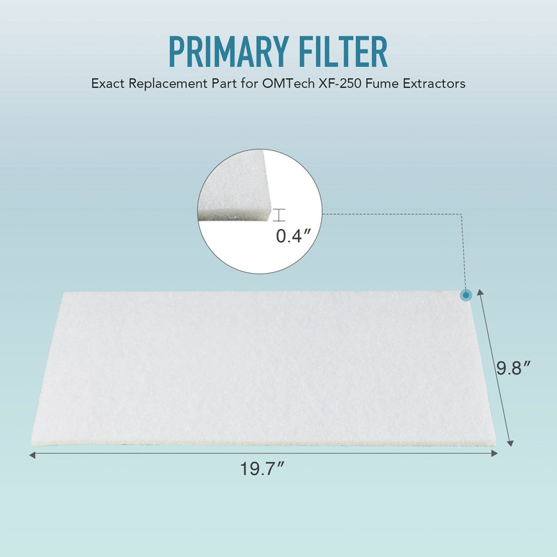 19.6x9.7 Inch Primary Replacement Prefilter