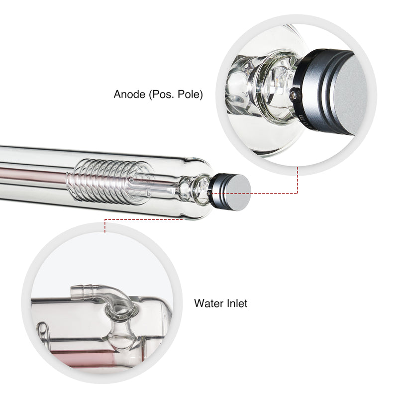 YL H Series H4 100W CO2 Laser Tube