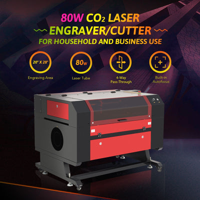 80W CO2 Laser Engraver Cutter