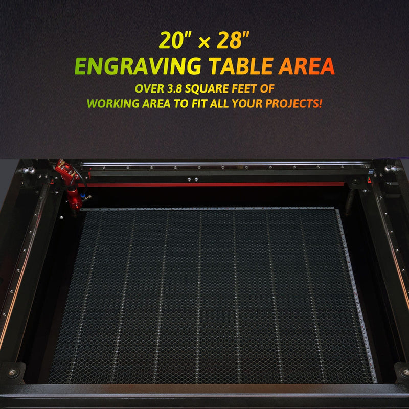 80W CO2 Laser Engraver with Large Engraving Area