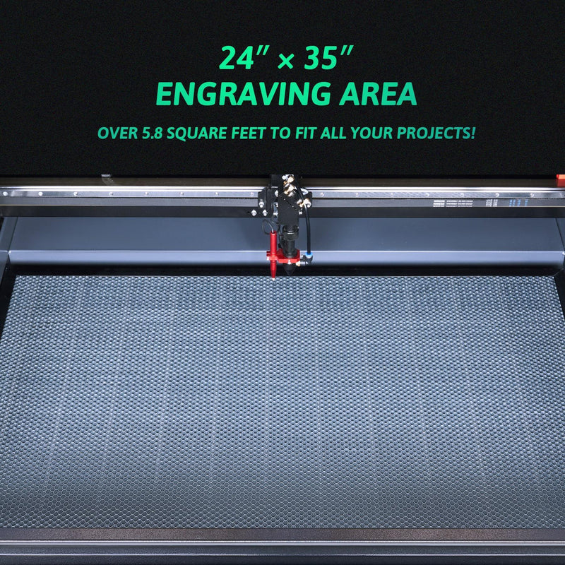 80W Laser Engraver Machine Engraving Area
