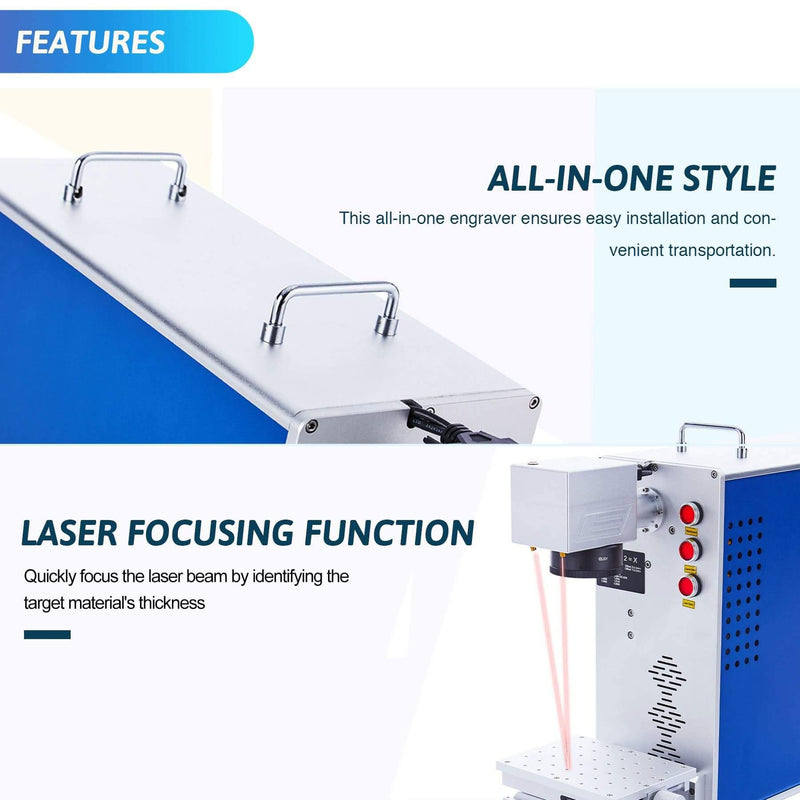 All-In-One Style Fiber Laser Engraver