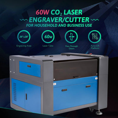 60W CO2 Laser Engraver Cutting Machine