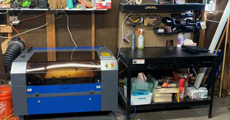 CO2 laser engraver cutter machine