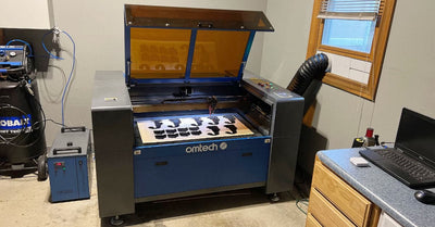 CO2 laser engraving cutter machine