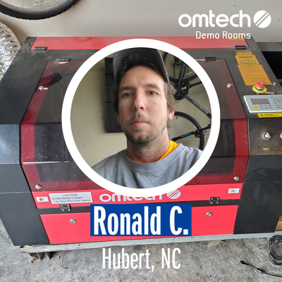 Laser Engraving in Hubert, North Carolina | Demo Room Host - Ronald C.