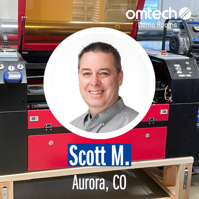 Laser Engraving in Aurora, Colorado | Demo Room Host - Scott M.