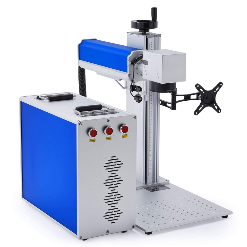 30W Fiber Laser Marker Engraving Machine with 7.9” x 7.9” Working Area - OMTech Laser
