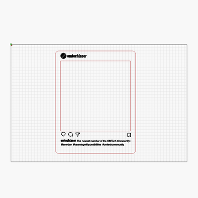 Instagram Frame - SVG File for DIY Project