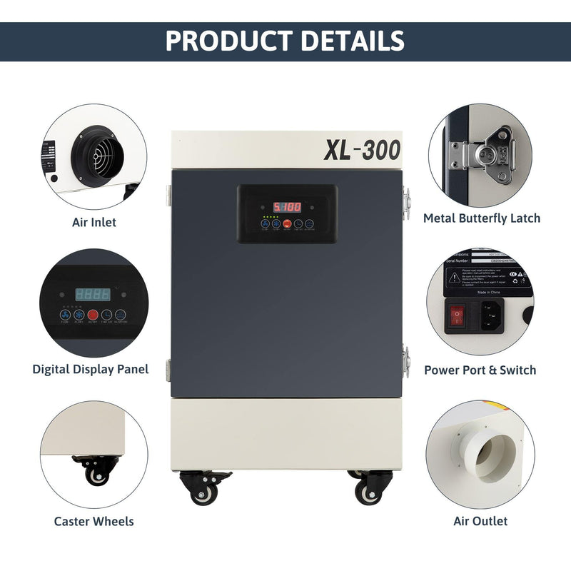 XL-300 Fume Extractor And Air Purifier Details